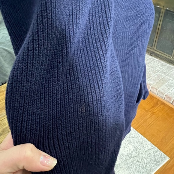 Definite View navy blue button closure cardigan - Picture 7 of 9